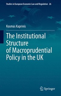 bokomslag The Institutional Structure of Macroprudential Policy in the UK
