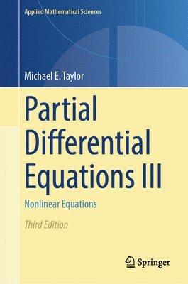 Partial Differential Equations III 1