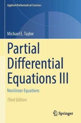 Partial Differential Equations III 1