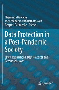 bokomslag Data Protection in a Post-Pandemic Society