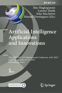 bokomslag Artificial Intelligence  Applications  and Innovations