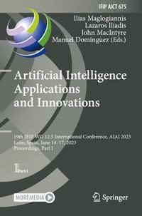 bokomslag Artificial Intelligence  Applications  and Innovations