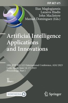 bokomslag Artificial Intelligence  Applications  and Innovations