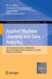 bokomslag Applied Machine Learning and Data Analytics