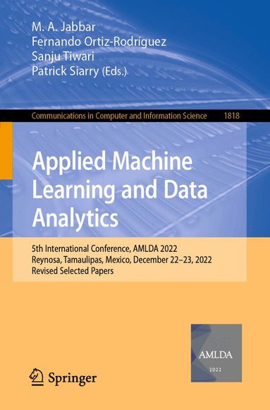 M. A. Jabbar, Fernando Ortiz-Rodríguez, Sanju Tiwari, Patrick Siarry - Applied Machine Learning and Data Analytics, Häftad