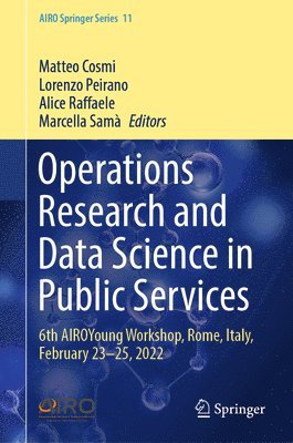 Operations Research and Data Science in Public Services 1