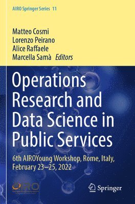 Operations Research and Data Science in Public Services 1