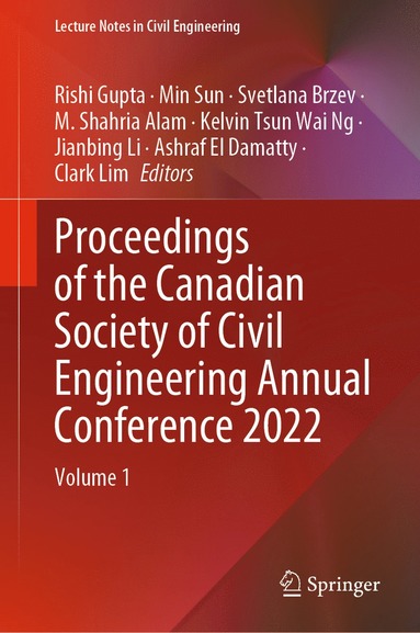 bokomslag Proceedings of the Canadian Society of Civil Engineering Annual Conference 2022