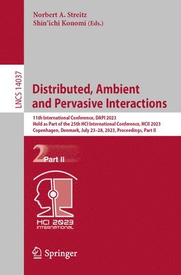 bokomslag Distributed, Ambient and Pervasive Interactions