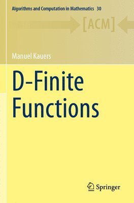 bokomslag D-Finite Functions