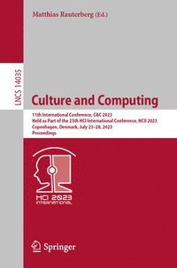 bokomslag Culture and Computing