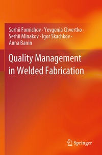 bokomslag Quality Management in Welded Fabrication