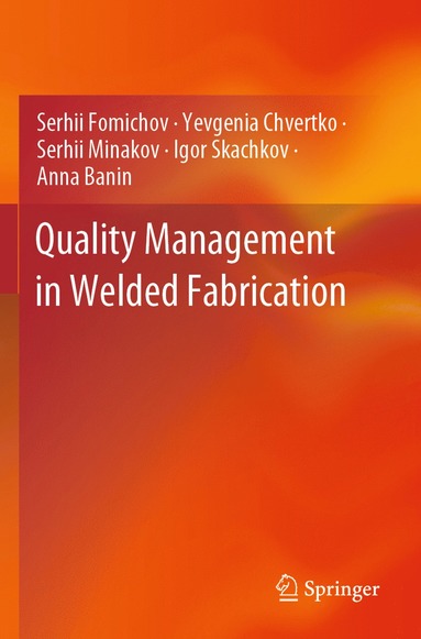 bokomslag Quality Management in Welded Fabrication