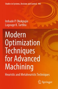 bokomslag Modern Optimization Techniques for Advanced Machining