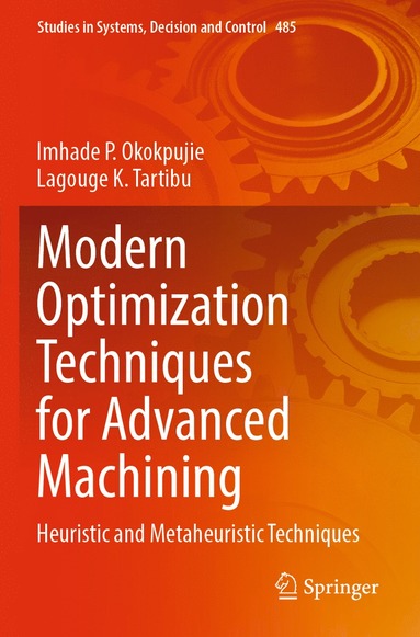 bokomslag Modern Optimization Techniques for Advanced Machining