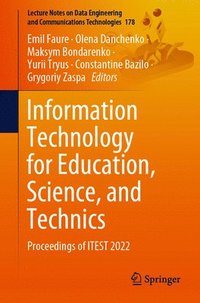bokomslag Information Technology for Education, Science, and Technics