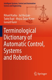 bokomslag Terminological Dictionary of Automatic Control, Systems and Robotics