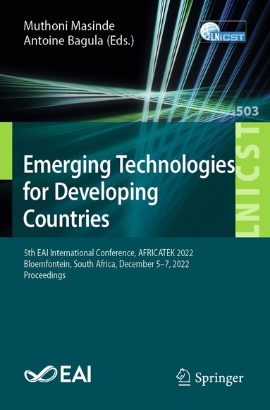 Muthoni Masinde, Antoine Bagula - Emerging Technologies for Developing Countries, Häftad