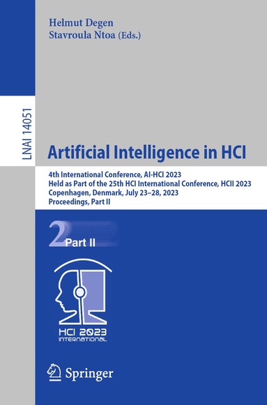 bokomslag Artificial Intelligence in HCI