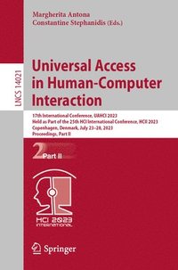 bokomslag Universal Access in Human-Computer Interaction