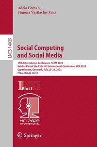 bokomslag Social Computing and Social Media