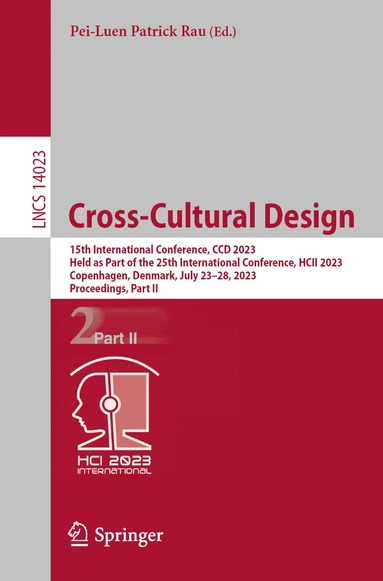 bokomslag Cross-Cultural Design