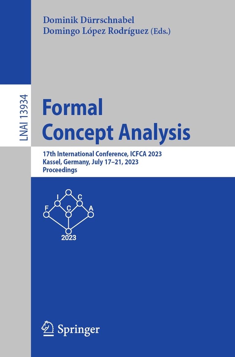 Dominik Dürrschnabel, Domingo López Rodríguez - Formal Concept Analysis, Häftad. Tillgänglighet: Lägg i varukorg