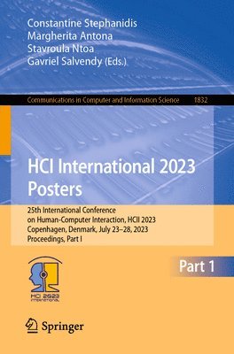 HCI International 2023 Posters 1