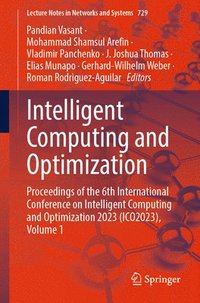 bokomslag Intelligent Computing and Optimization