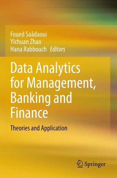 bokomslag Data Analytics for Management, Banking and Finance