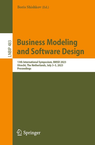 Boris Shishkov - Business Modeling and Software Design, Häftad