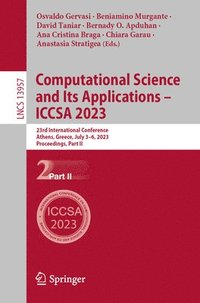 bokomslag Computational Science and Its Applications  ICCSA 2023