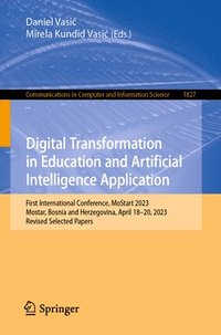 bokomslag Digital Transformation in Education and Artificial Intelligence Application