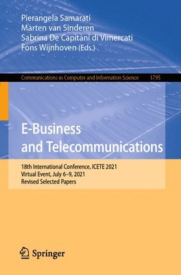 bokomslag E-Business and Telecommunications