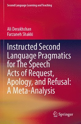 bokomslag Instructed Second Language Pragmatics for The Speech Acts of Request, Apology, and Refusal: A Meta-Analysis