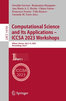 bokomslag Computational Science and Its Applications - ICCSA 2023 Workshops