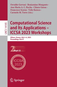 bokomslag Computational Science and Its Applications - ICCSA 2023 Workshops