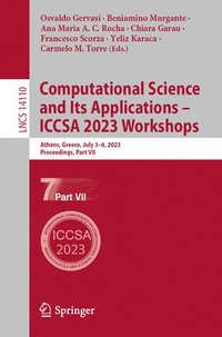 bokomslag Computational Science and Its Applications - ICCSA 2023 Workshops