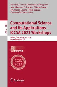 bokomslag Computational Science and Its Applications - ICCSA 2023 Workshops