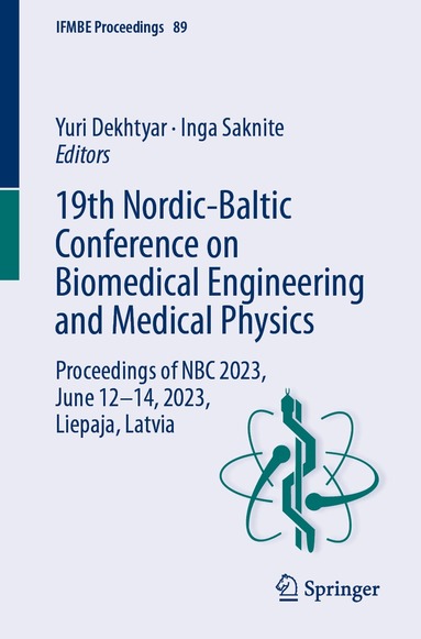 Yuri Dekhtyar, Inga Saknite - 19th Nordic-Baltic Conference on Biomedical Engineering and Medical Physics, Häftad