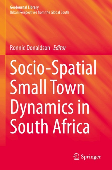 Ronnie Donaldson - Socio-Spatial Small Town Dynamics in South Africa, Häftad