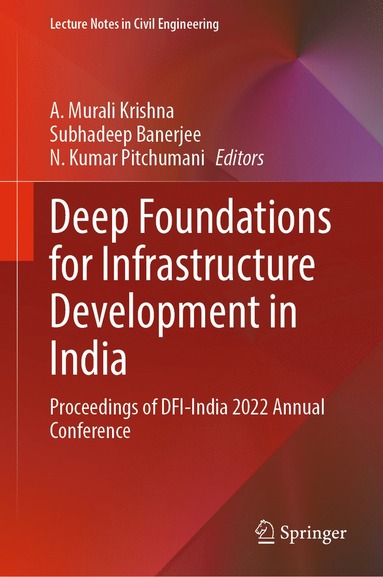 bokomslag Deep Foundations for Infrastructure Development in India