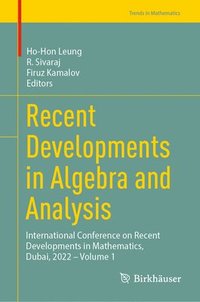 bokomslag Recent Developments in Algebra and Analysis