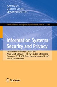 bokomslag Information Systems Security and Privacy