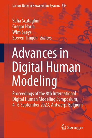 Sofia Scataglini, Gregor Harih, Wim Saeys, Steven Truijen - Advances in Digital Human Modeling, Inbunden