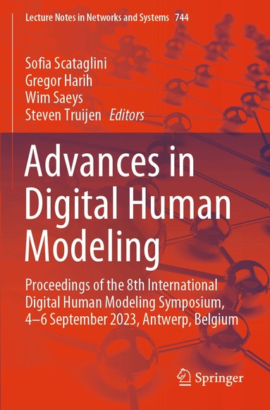 Sofia Scataglini, Gregor Harih, Wim Saeys, Steven Truijen - Advances in Digital Human Modeling, Häftad