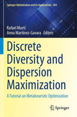 bokomslag Discrete Diversity and Dispersion Maximization