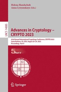 bokomslag Advances in Cryptology  CRYPTO 2023