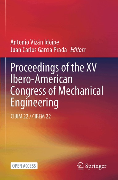 Antonio Vizán Idoipe, Juan Carlos García Prada - Proceedings of the XV Ibero-American Congress of Mechanical Engineering, Häftad