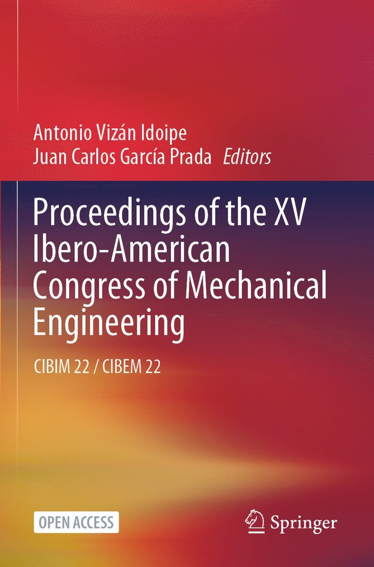 Proceedings of the XV Ibero-American Congress of Mechanical Engineering